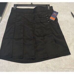 New French Toast Pleated Scooter Skort Adjustable Waistband Comfort Shorts Sz 16